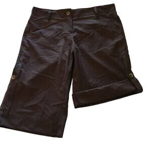 Weatherproof Garment Company Adjustable Hem Bermuda Shorts Size 6